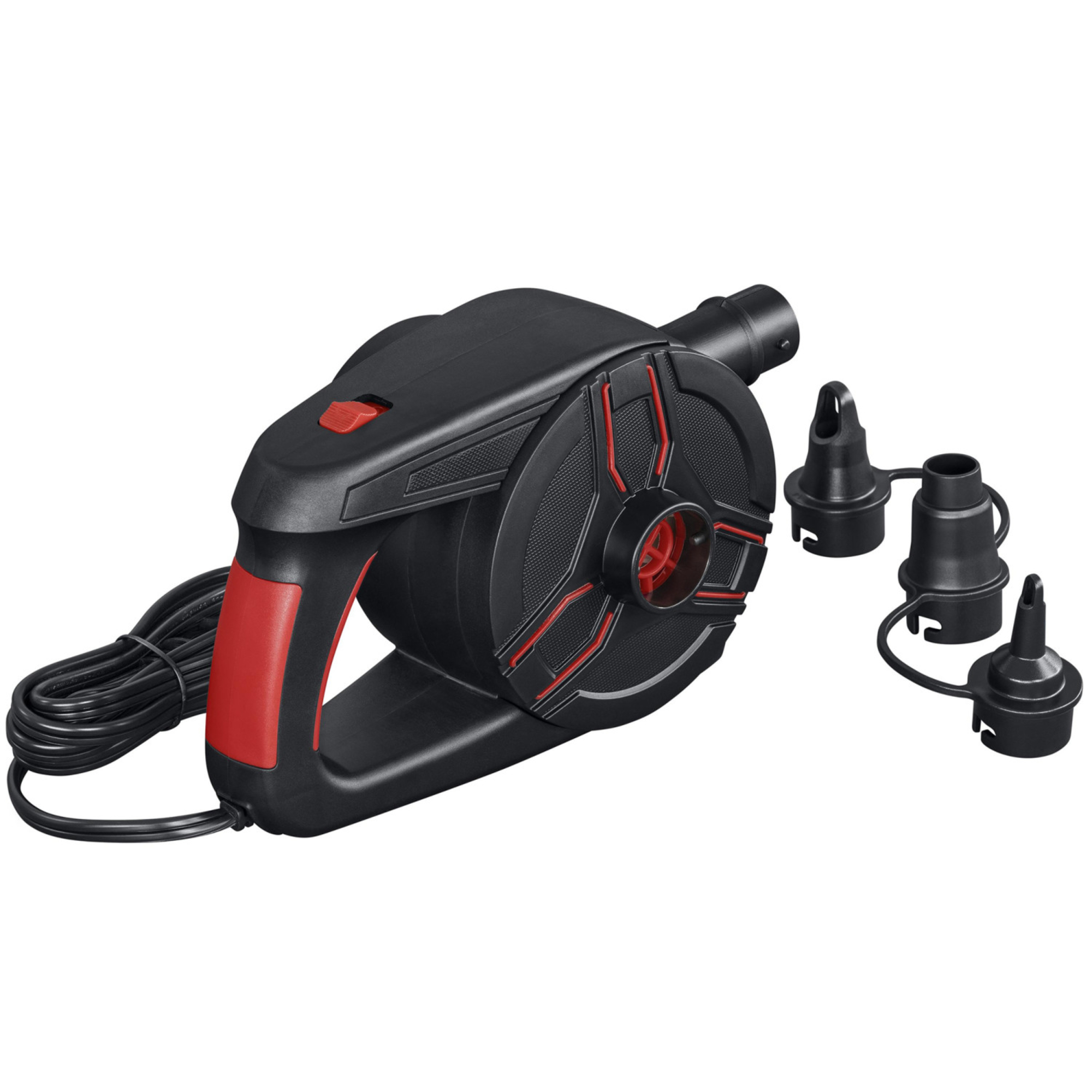 Bestway PowerGrip AC Electric Air Pump Handheld, 3 Valve Adapters
